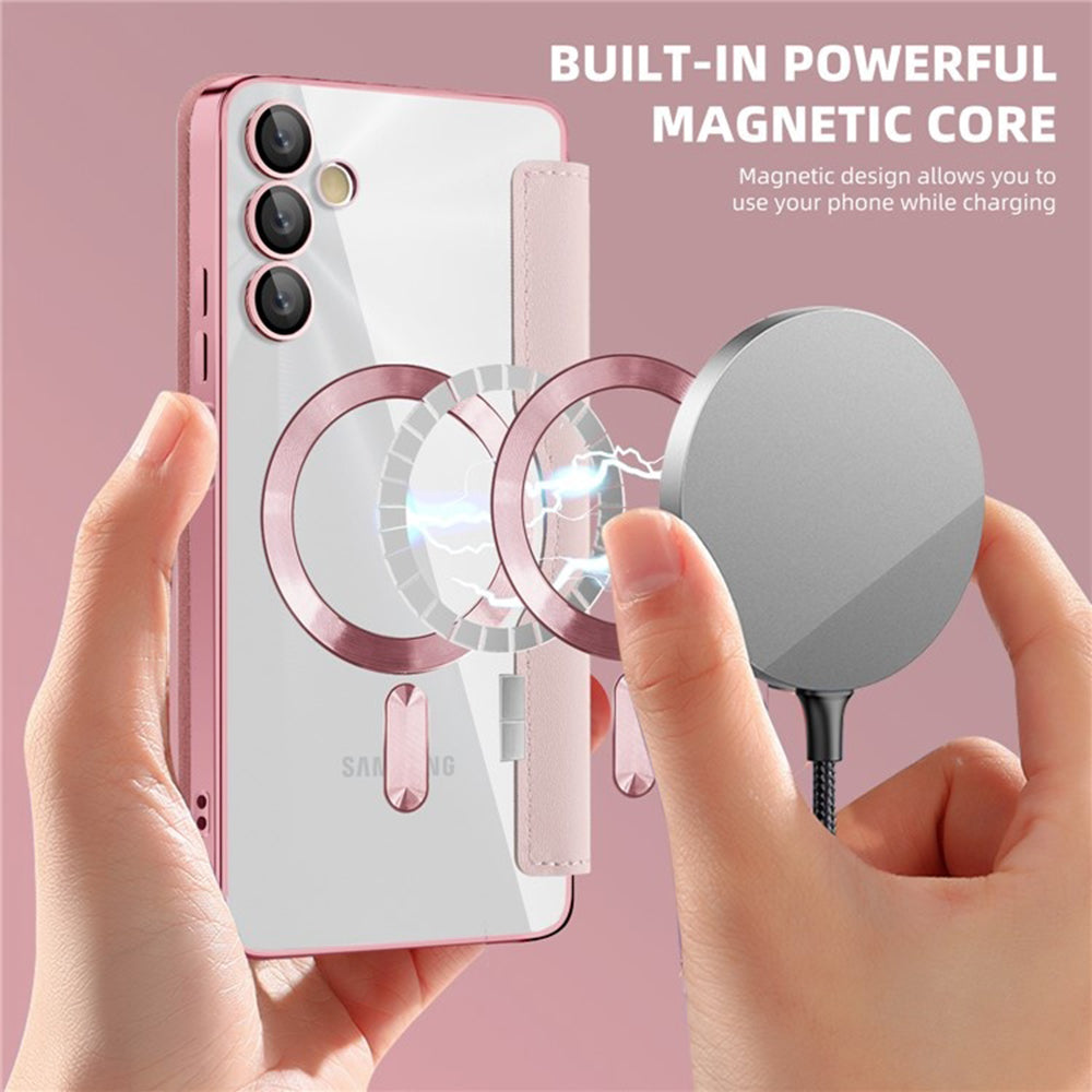 Techsuit - SmartMag Book Case - Galaxy A05s - Pink