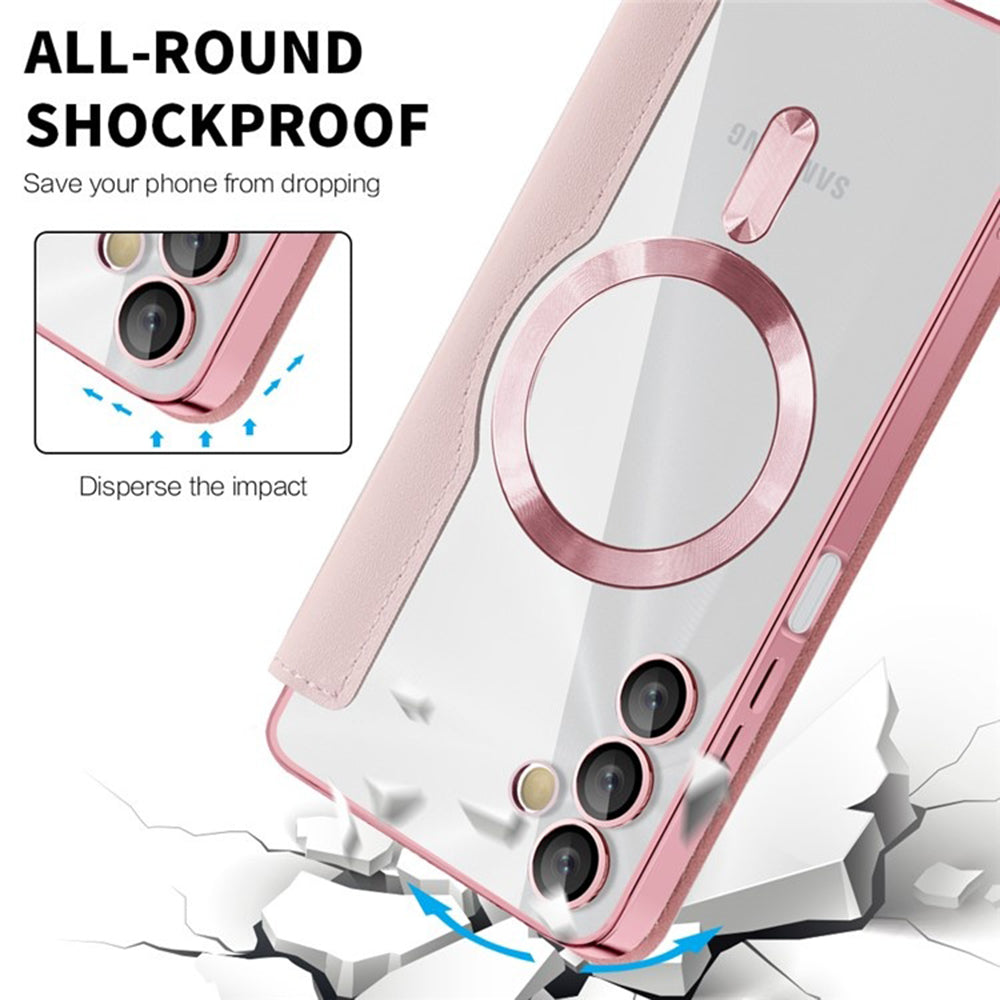 Techsuit - SmartMag Book Case - Galaxy A05s - Pink