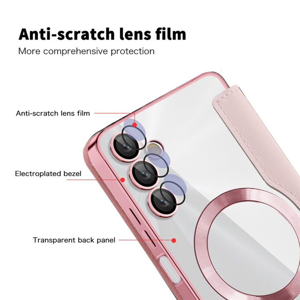 Techsuit - SmartMag Book Case - Galaxy A05s - Pink