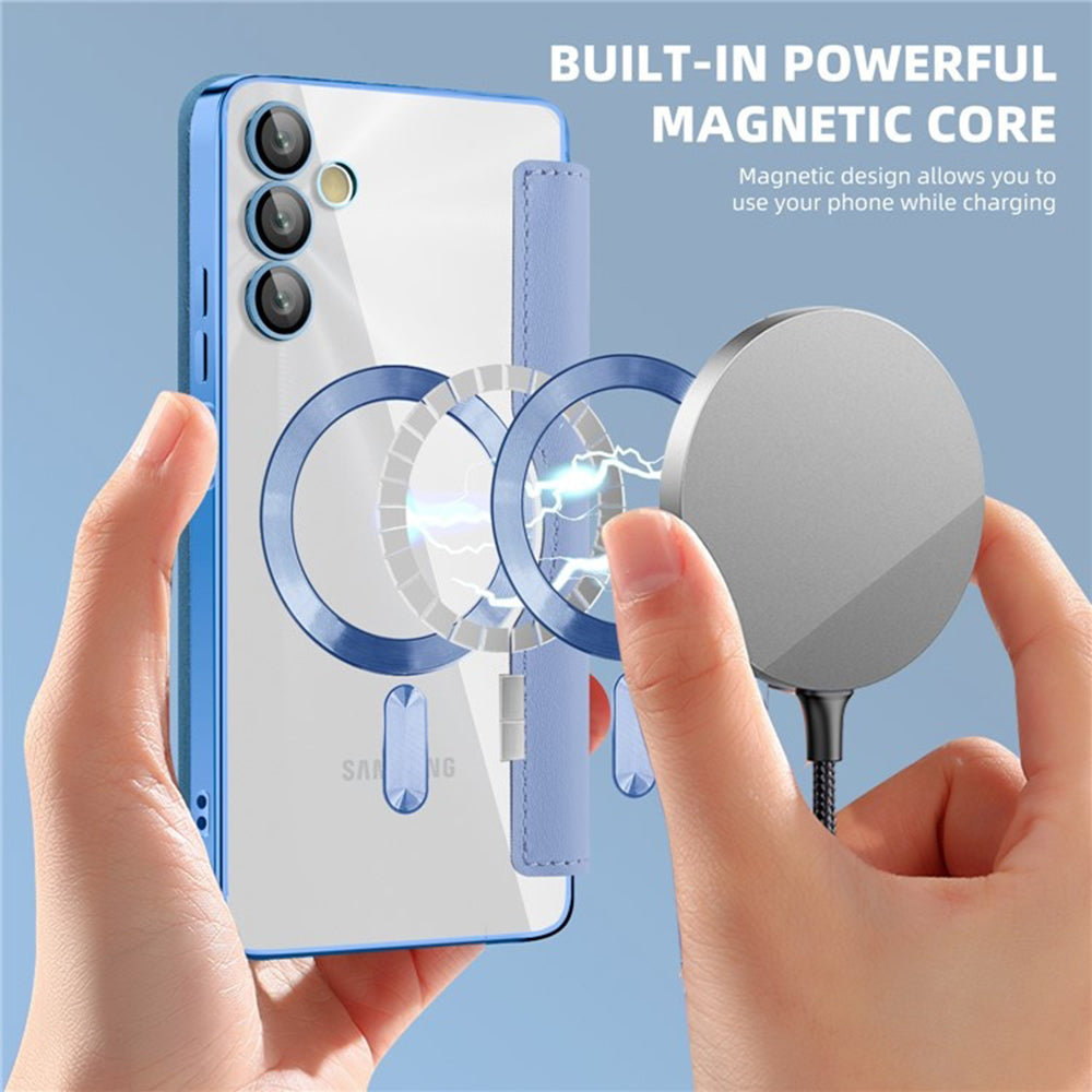 Techsuit - SmartMag Book Case - Galaxy A05s - Light Blue