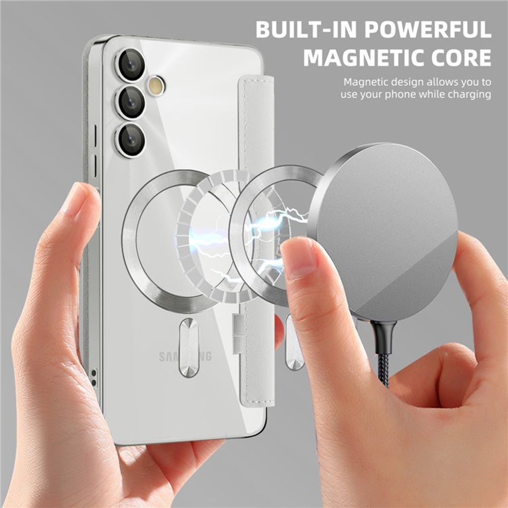 Techsuit - SmartMag Book Case - Galaxy A05s - Gray