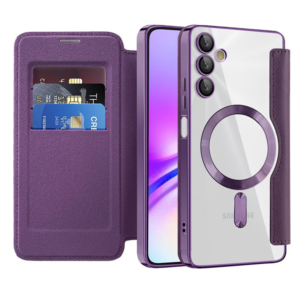 Techsuit - SmartMag Book Case - Samsung Galaxy A05s - Purple