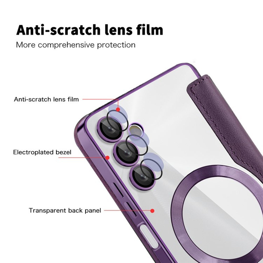 Techsuit - SmartMag Book Case - Galaxy A05s - Purple