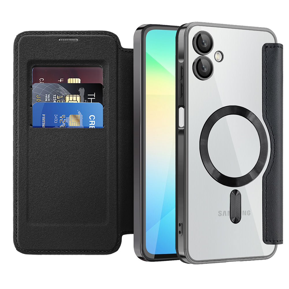 Techsuit - SmartMag Book Case - Samsung Galaxy A06 - Black