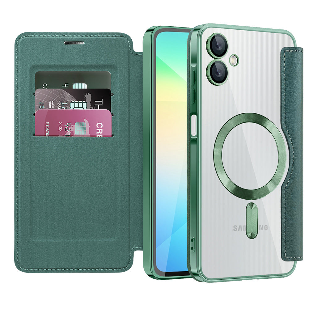 Techsuit - SmartMag Book Case - Samsung Galaxy A06 - Green