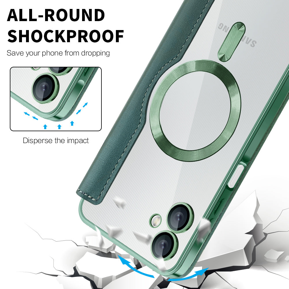 Techsuit - SmartMag Book Case - Galaxy A06 - Green