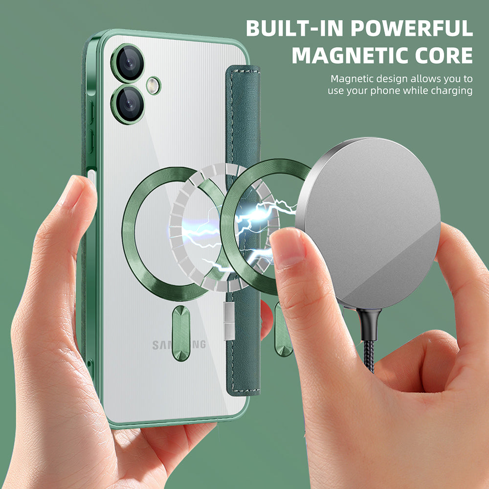 Techsuit - SmartMag Book Case - Galaxy A06 - Green