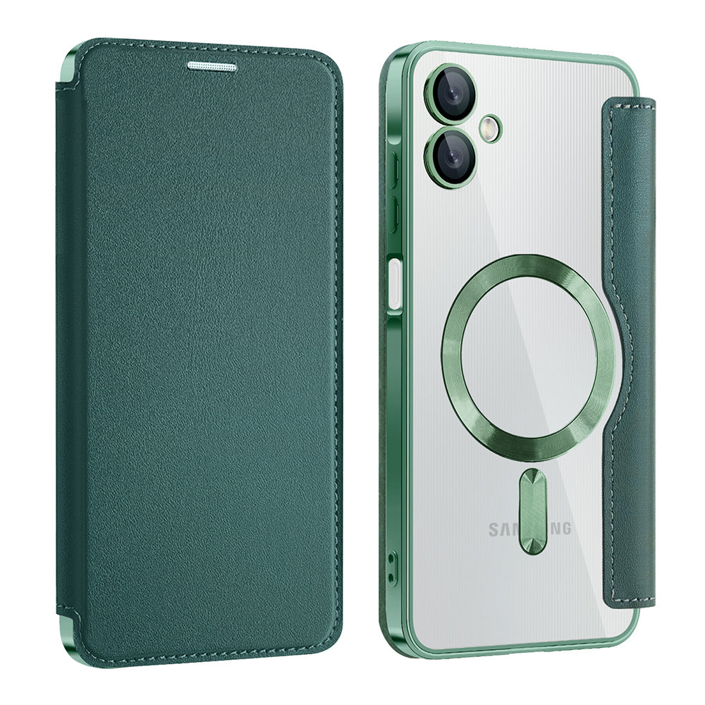 Techsuit - SmartMag Book Case - Galaxy A06 - Green