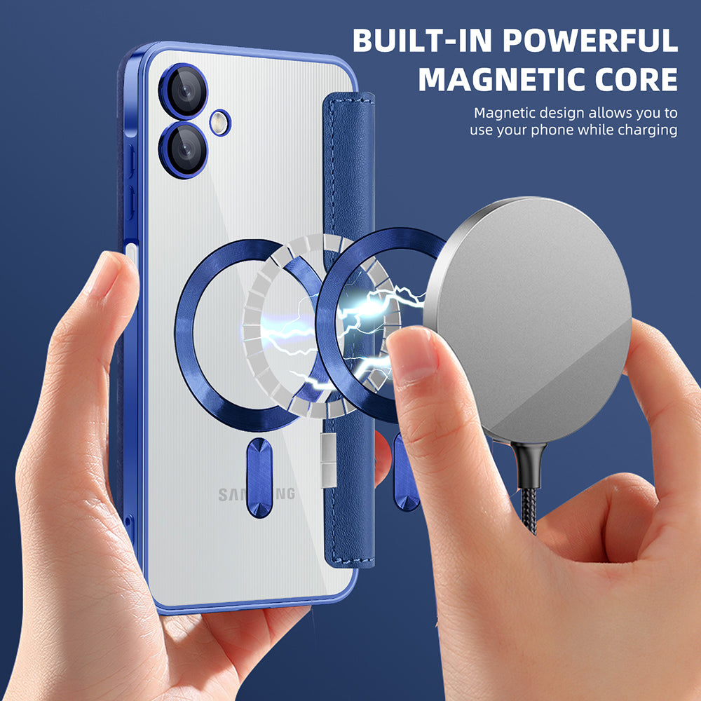 Techsuit - SmartMag Book Case - Galaxy A06 - Blue