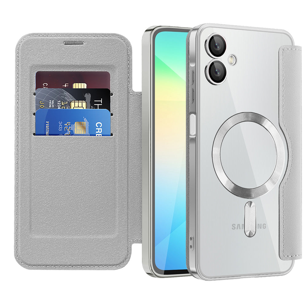 Techsuit - SmartMag Book Case - Samsung Galaxy A06 - Gray