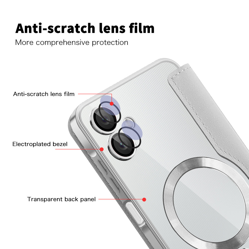 Techsuit - SmartMag Book Case - Galaxy A06 - Gray