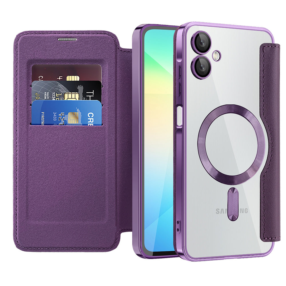 Techsuit - SmartMag Book Case - Samsung Galaxy A06 - Purple