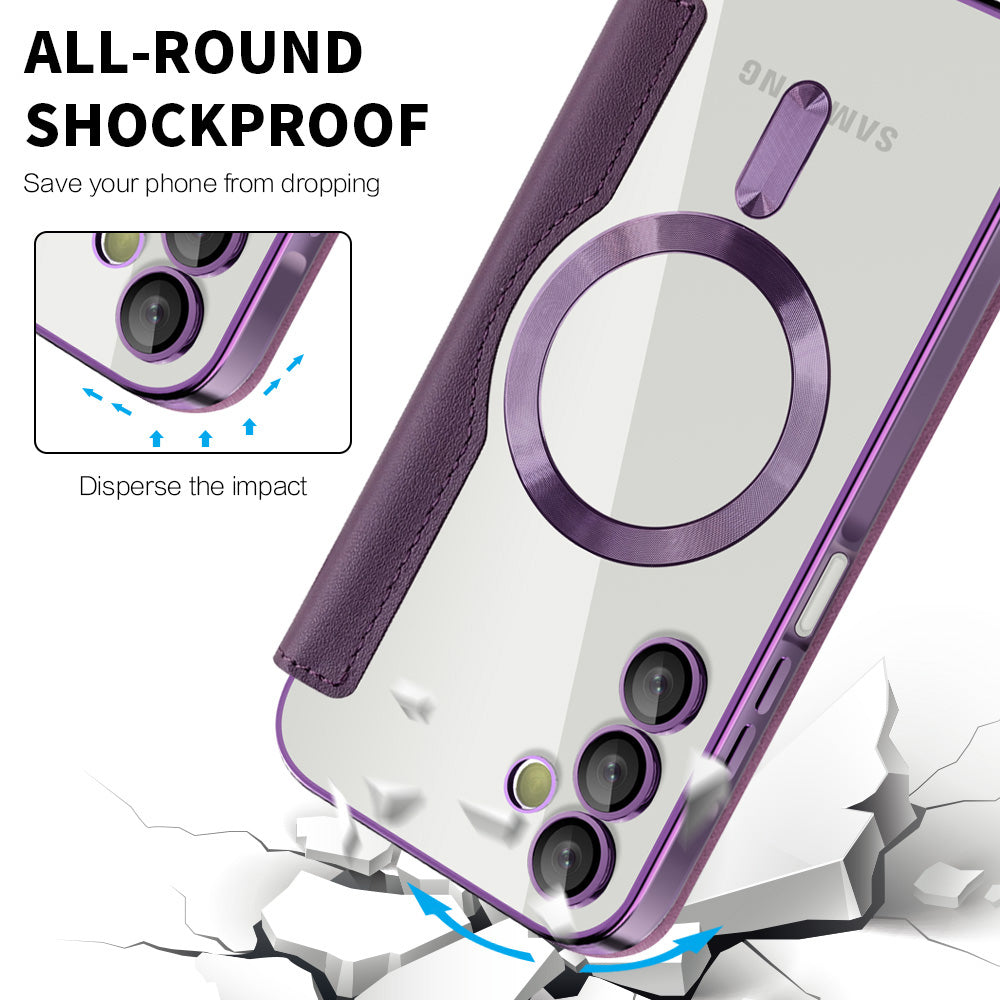 Techsuit - SmartMag Book Case - Galaxy A15 4G / A15 5G - Purple