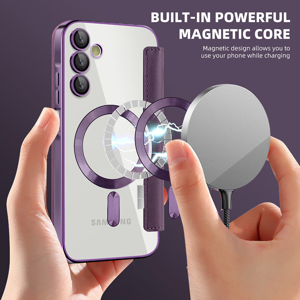 Techsuit - SmartMag Book Case - Galaxy A15 4G / A15 5G - Purple