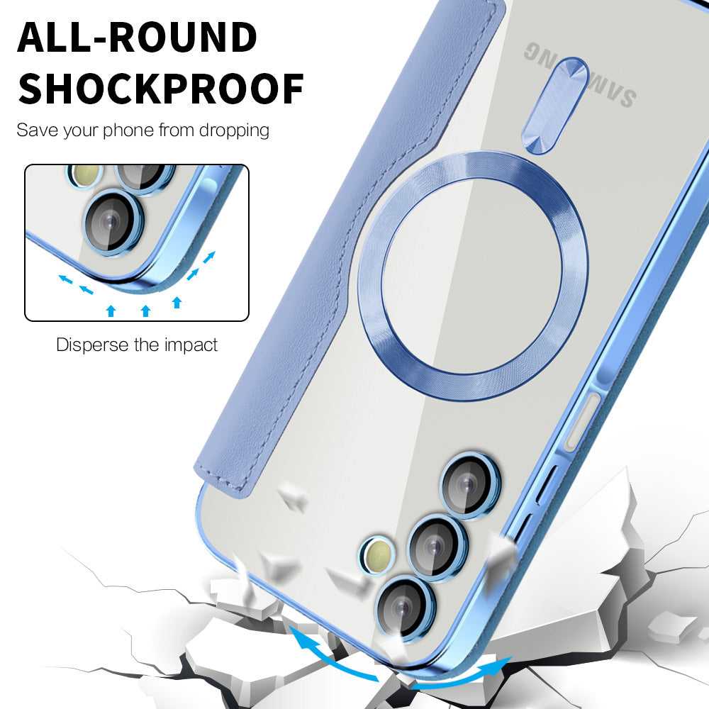 Techsuit - SmartMag Book Case - Galaxy A15 4G / A15 5G - Light Blue