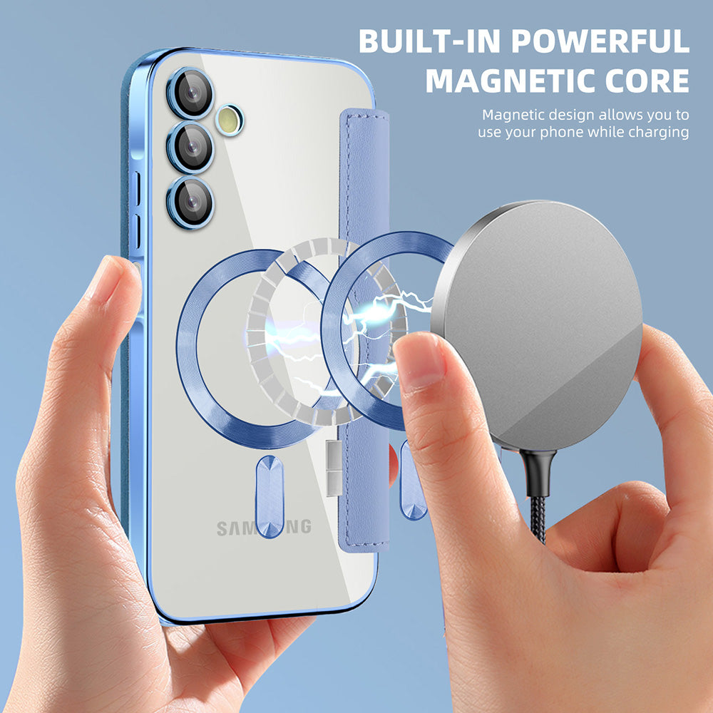 Techsuit - SmartMag Book Case - Galaxy A15 4G / A15 5G - Light Blue