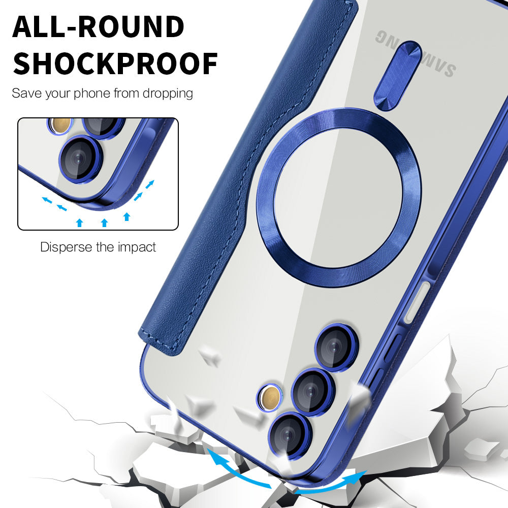 Techsuit - SmartMag Book Case - Galaxy A15 4G / A15 5G - Blue