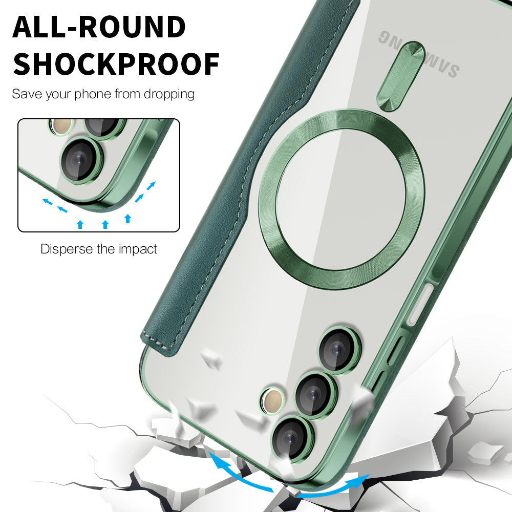 Techsuit - SmartMag Book Case - Galaxy A15 4G / A15 5G - Green