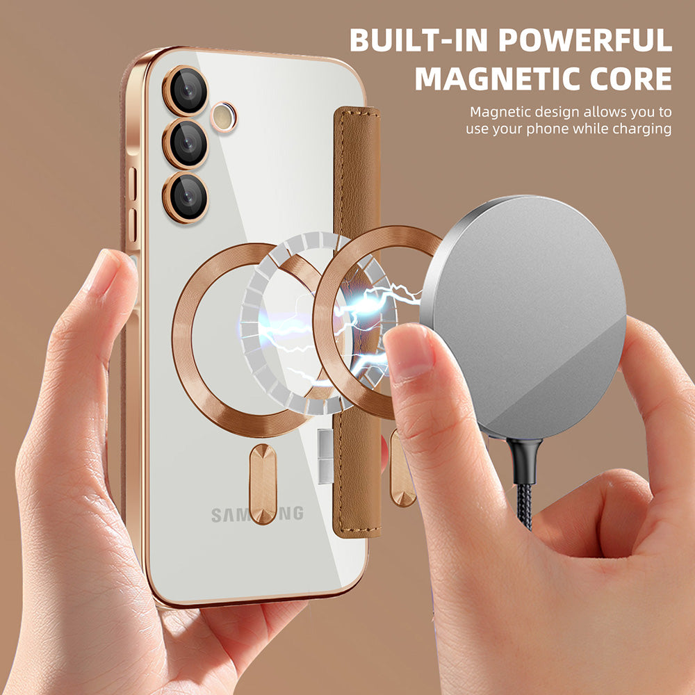 Techsuit - SmartMag Book Case - Galaxy A15 4G / A15 5G - Brown