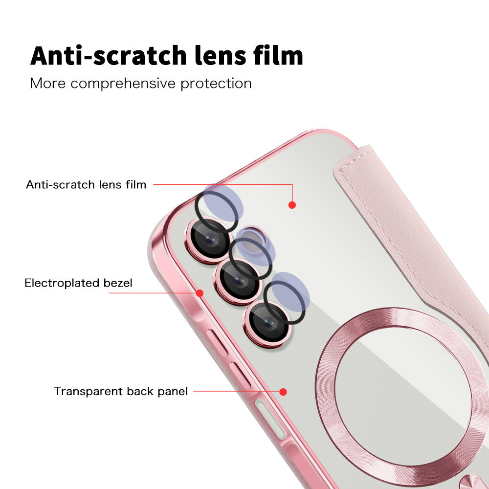 Techsuit - SmartMag Book Case - Galaxy A15 4G / A15 5G - Pink