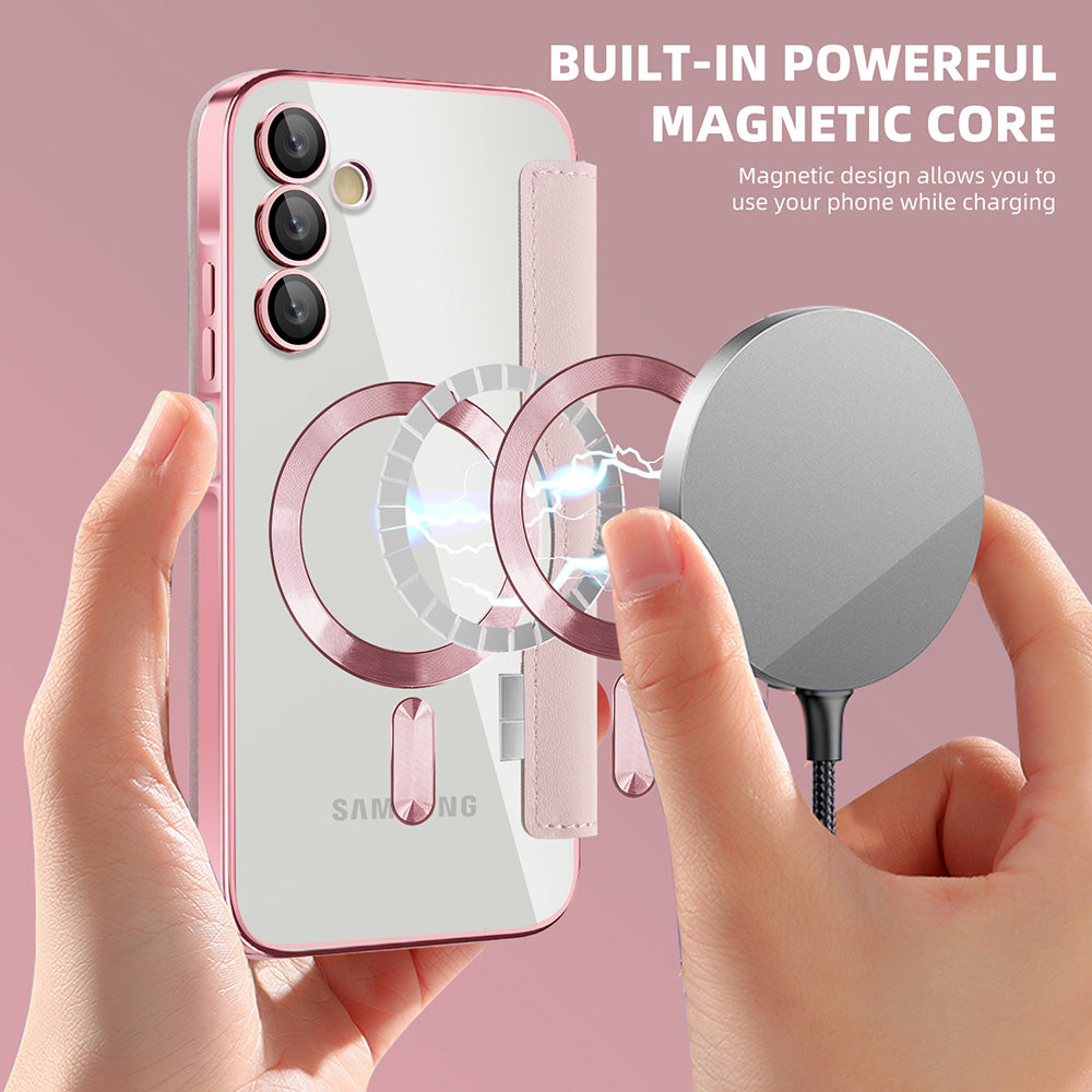 Techsuit - SmartMag Book Case - Galaxy A15 4G / A15 5G - Pink