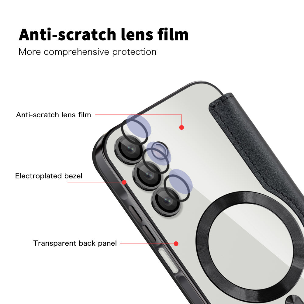 Techsuit - SmartMag Book Case - Galaxy A15 4G / A15 5G - Black