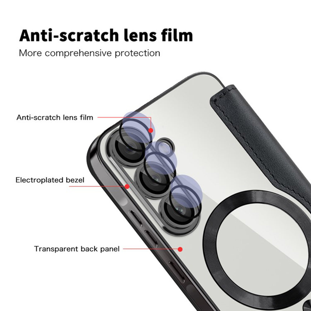 Techsuit - SmartMag Book Case - Galaxy A36 5G - Black