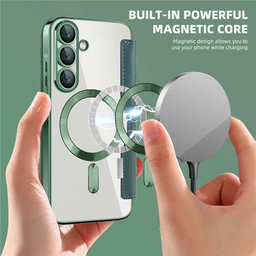 Techsuit - SmartMag Book Case - Galaxy A36 5G - Green