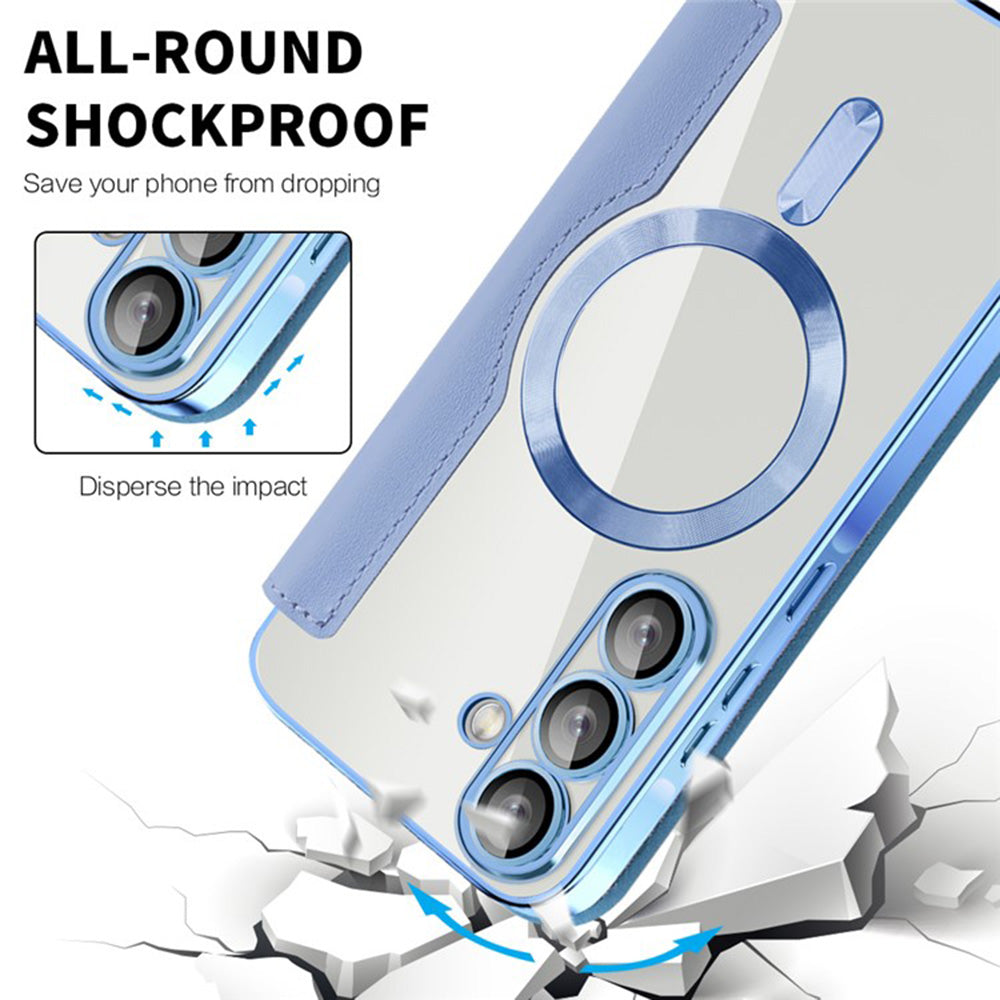 Techsuit - SmartMag Book Case - Galaxy A36 5G - Light Blue