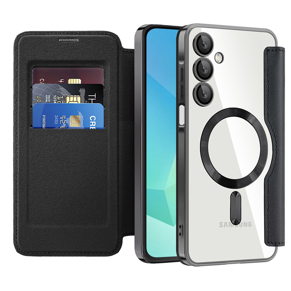 Techsuit - SmartMag Book Case - Samsung Galaxy A16 4G / A16 5G - Black