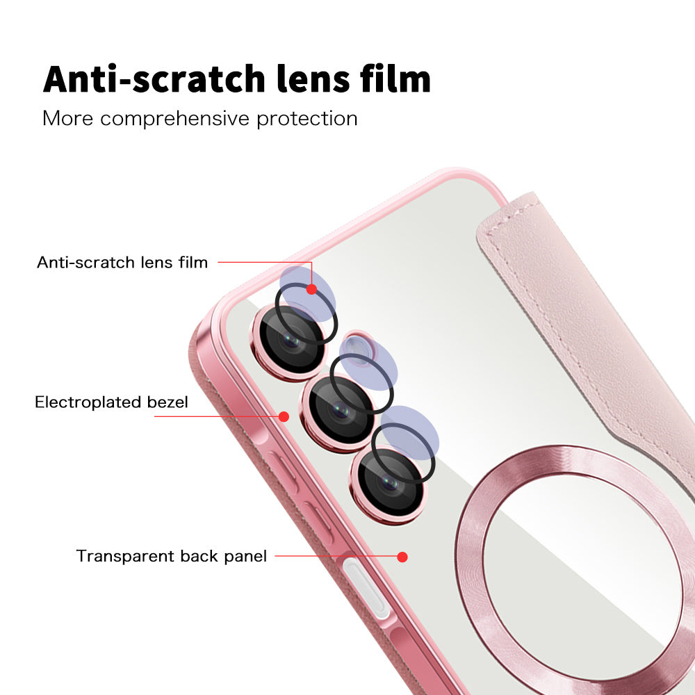 Techsuit - SmartMag Book Case - Galaxy A16 4G / A16 5G - Pink