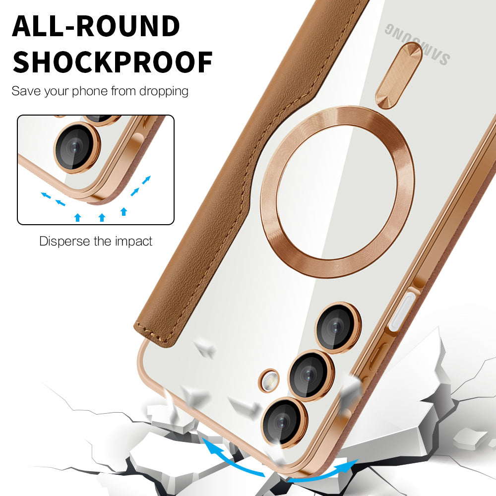 Techsuit - SmartMag Book Case - Galaxy A16 4G / A16 5G - Brown