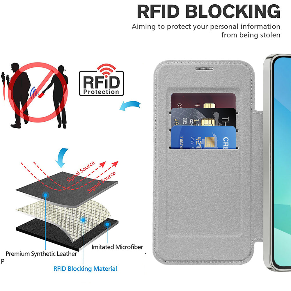 Techsuit - SmartMag Book Case - Galaxy A16 4G / A16 5G - Gray