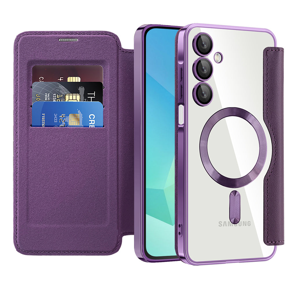 Techsuit - SmartMag Book Case - Samsung Galaxy A16 4G / A16 5G - Purple