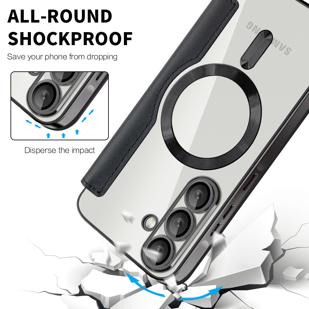 Techsuit - SmartMag Book Case - Galaxy A56 5G - Black