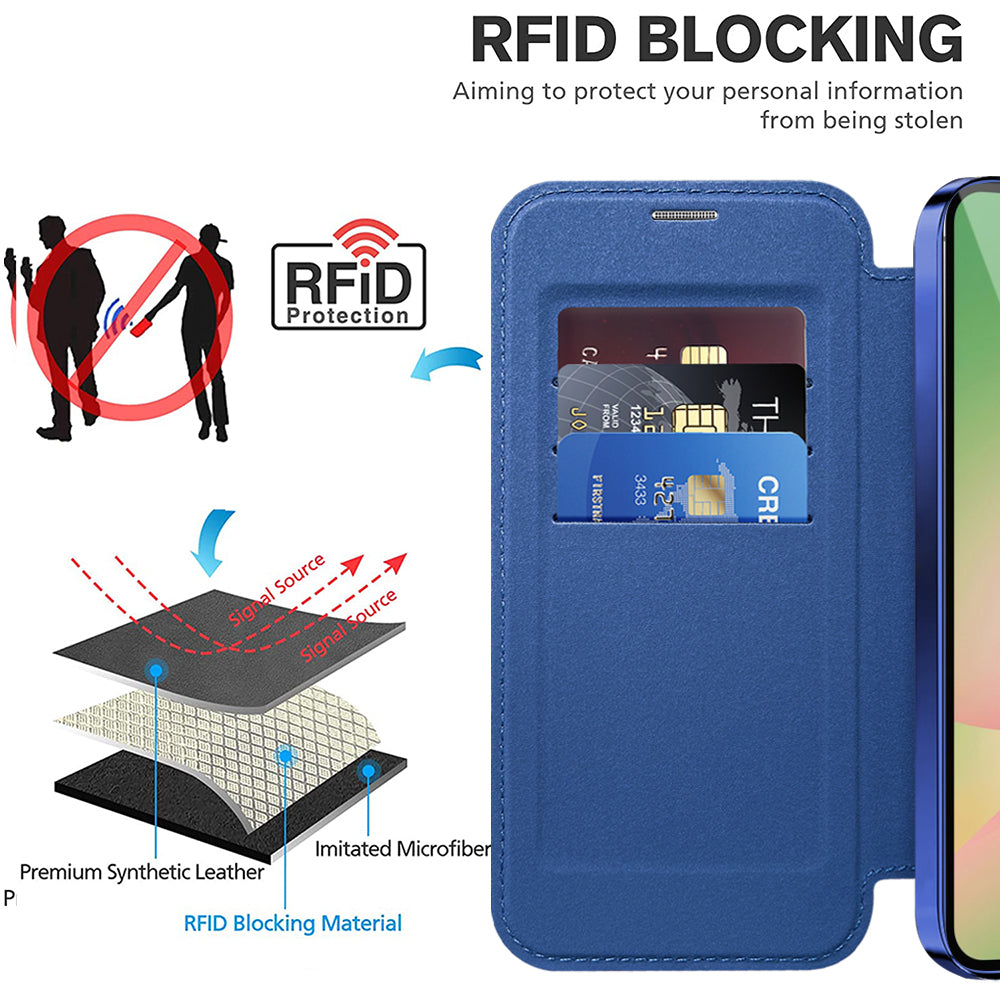 Techsuit - SmartMag Book Case - Galaxy A56 5G - Blue