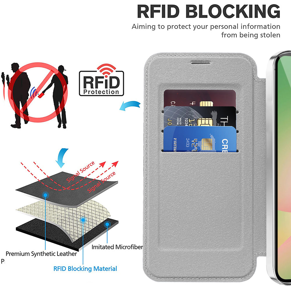 Techsuit - SmartMag Book Case - Galaxy A56 5G - Gray