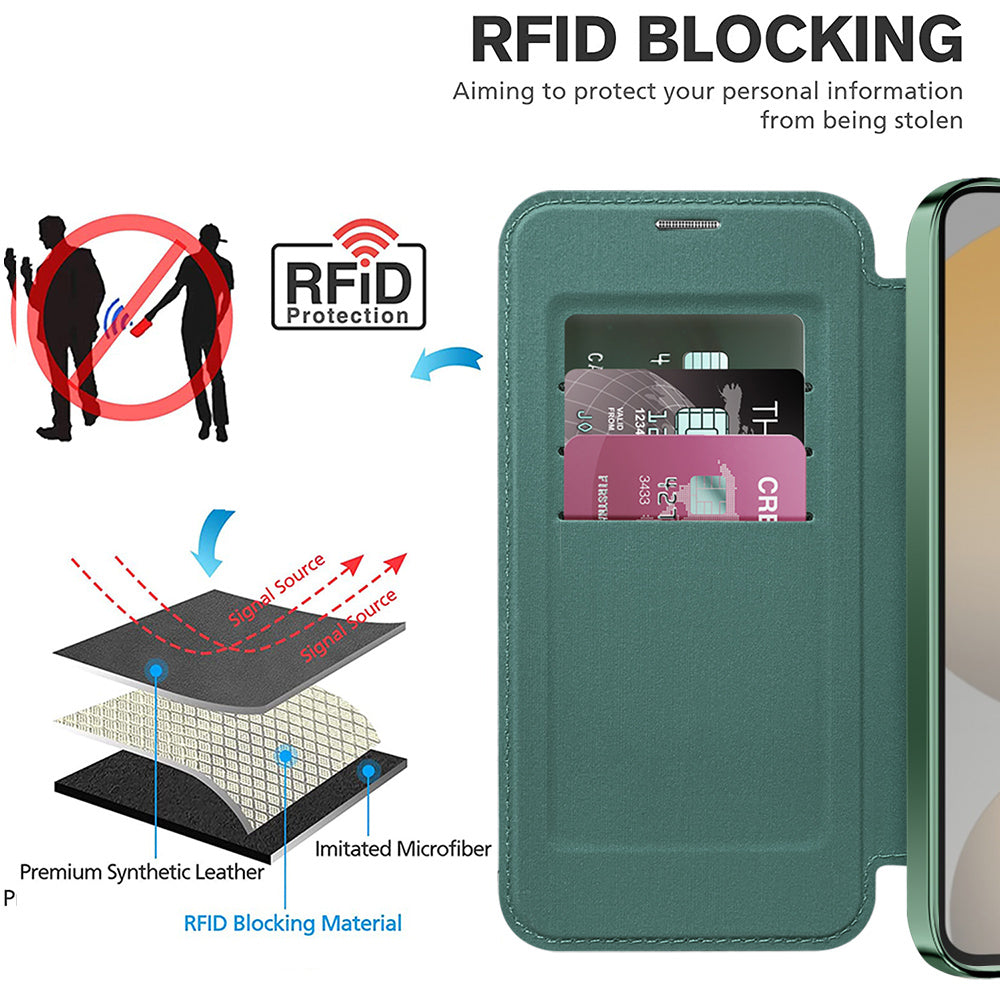 Techsuit - SmartMag Book Case - Galaxy S24 FE - Green