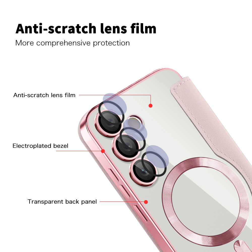 Techsuit - SmartMag Book Case - Galaxy S24 FE - Pink