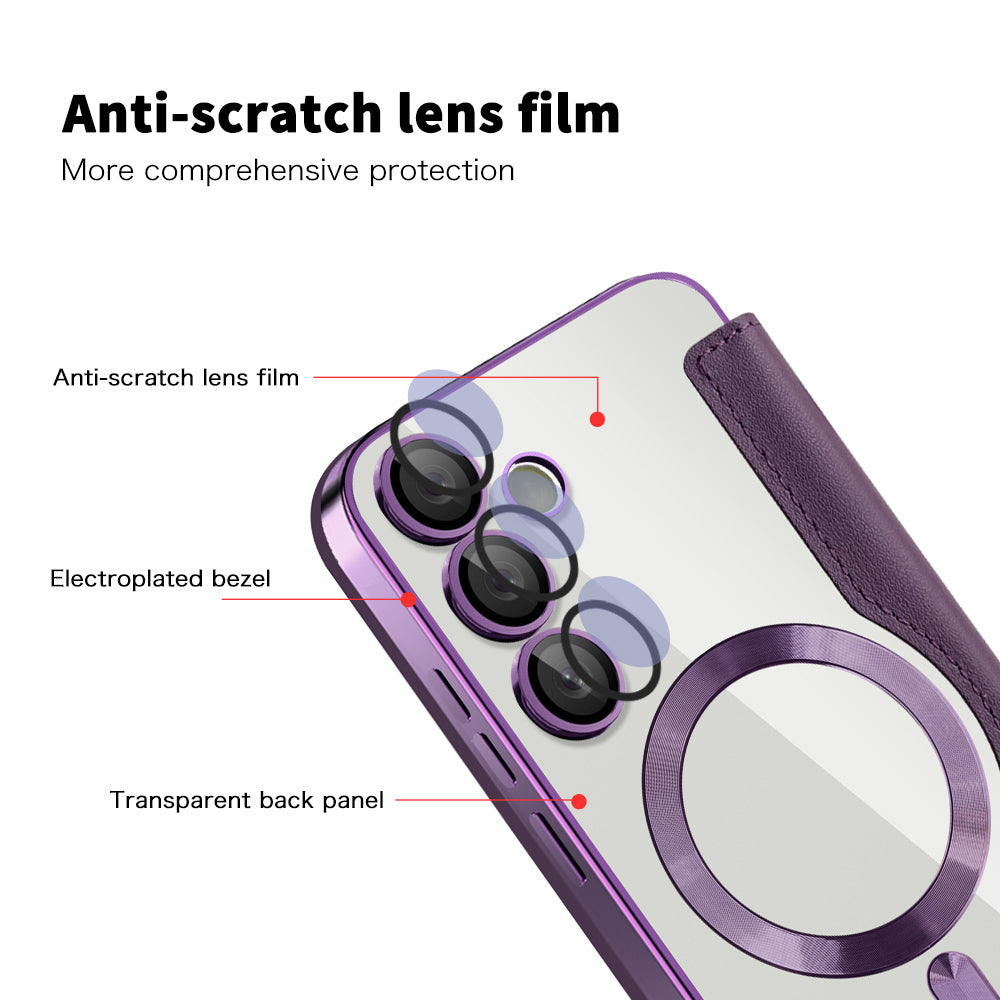 Techsuit - SmartMag Book Case - Galaxy S23 FE - Purple
