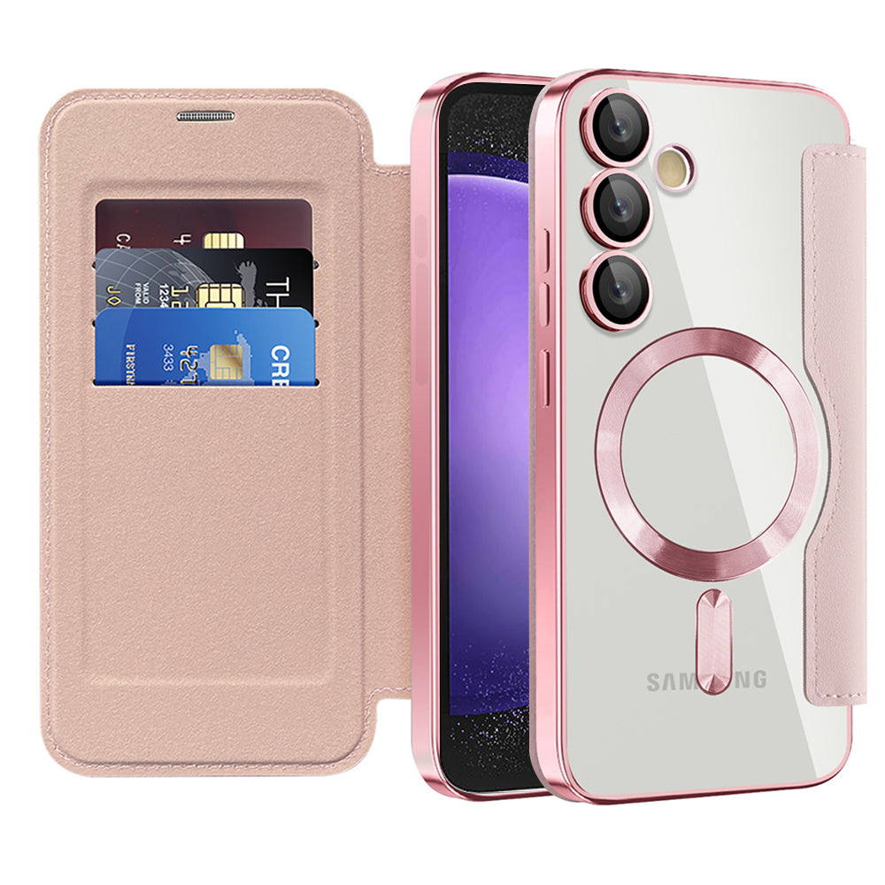 Techsuit - SmartMag Book Case - Samsung Galaxy S23 FE - Pink
