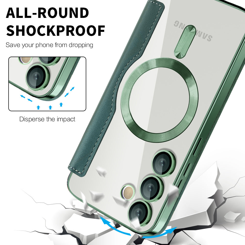 Techsuit - SmartMag Book Case - Galaxy S24 - Green