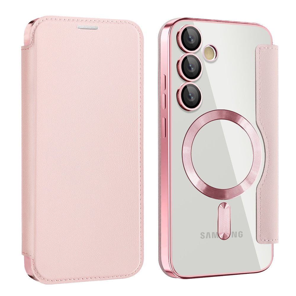 Techsuit - SmartMag Book Case - Galaxy S24 - Pink