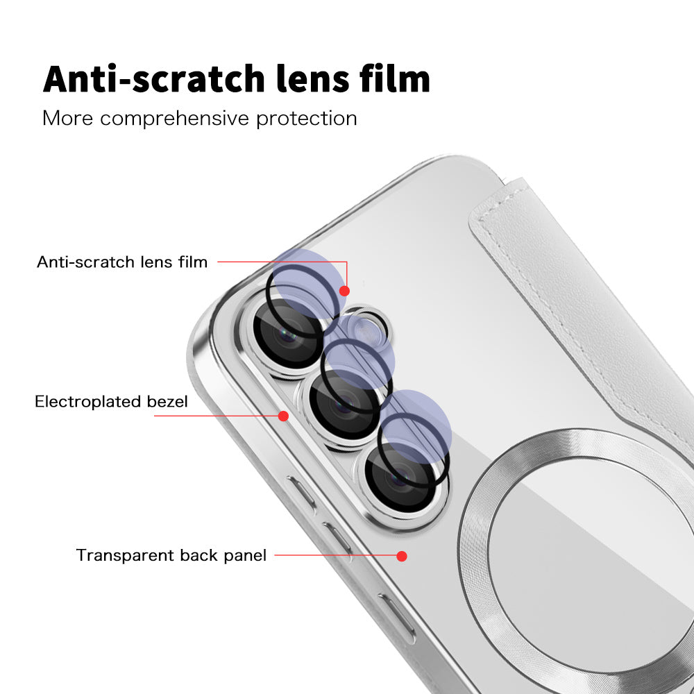 Techsuit - SmartMag Book Case - Galaxy S25 - Gray