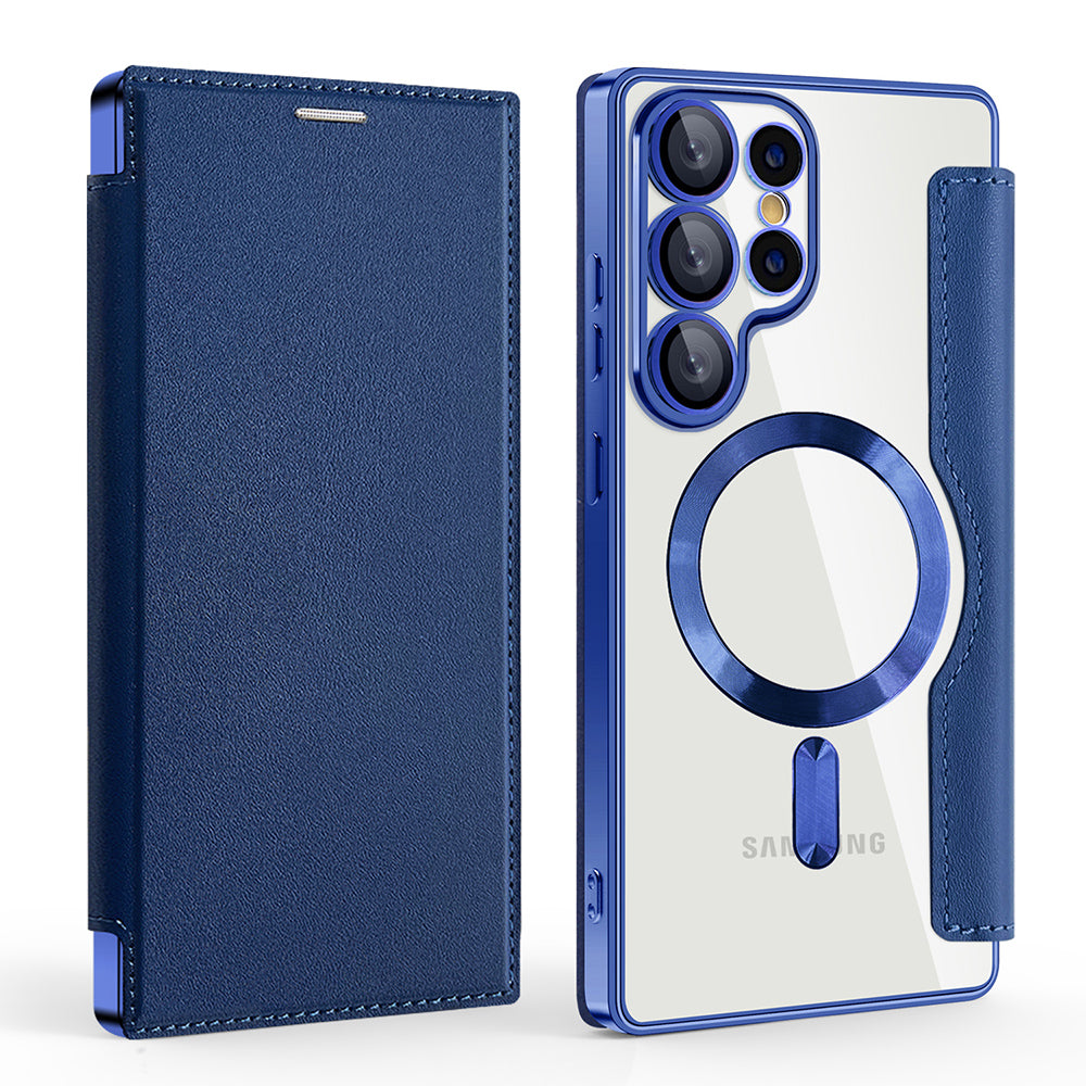 Techsuit - SmartMag Book Case - Galaxy S25 Ultra - Blue