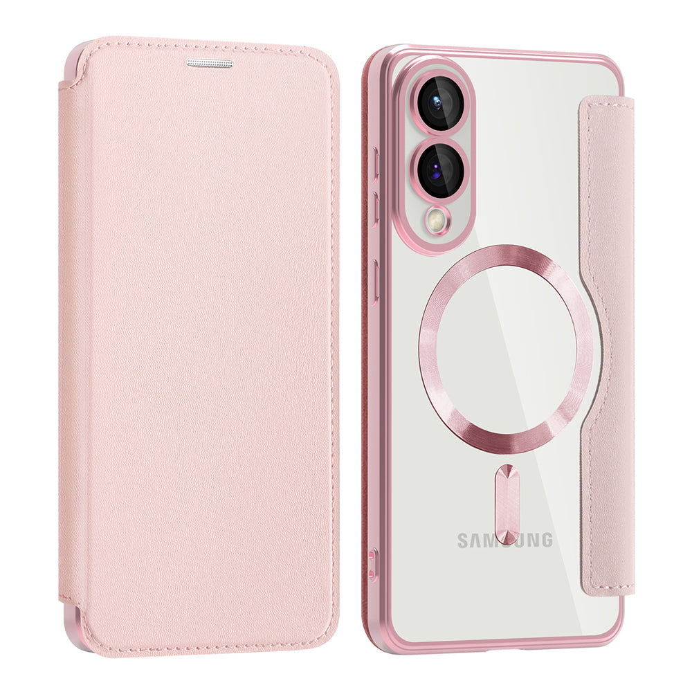 Techsuit - SmartMag Book Case - Galaxy S25 Edge - Pink
