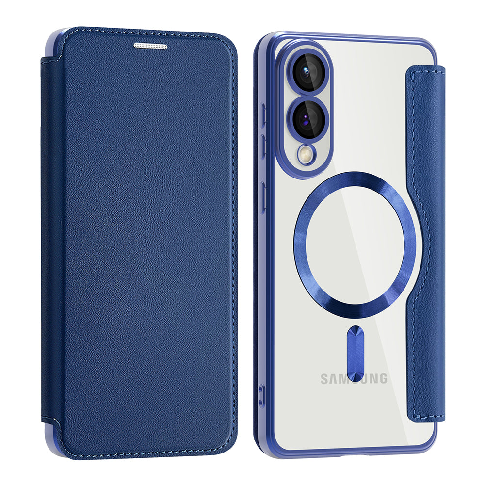 Techsuit - SmartMag Book Case - Galaxy S25 Edge - Blue