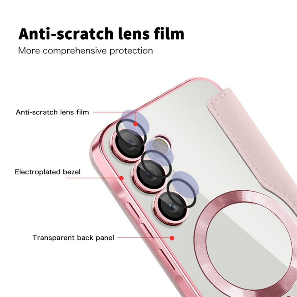 Techsuit - SmartMag Book Case - Galaxy A35 5G - Pink