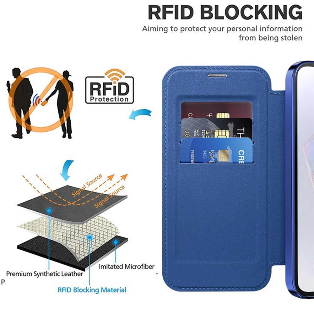 Techsuit - SmartMag Book Case - Galaxy A35 5G - Blue