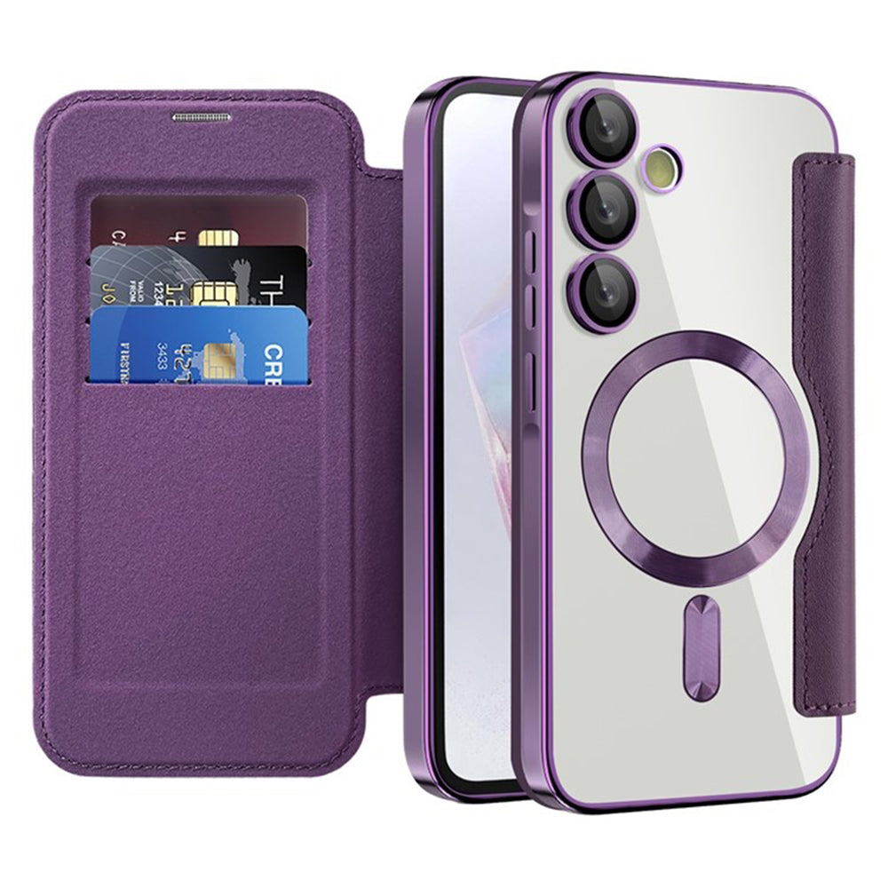 Techsuit - SmartMag Book Case - Samsung Galaxy A35 5G - Purple